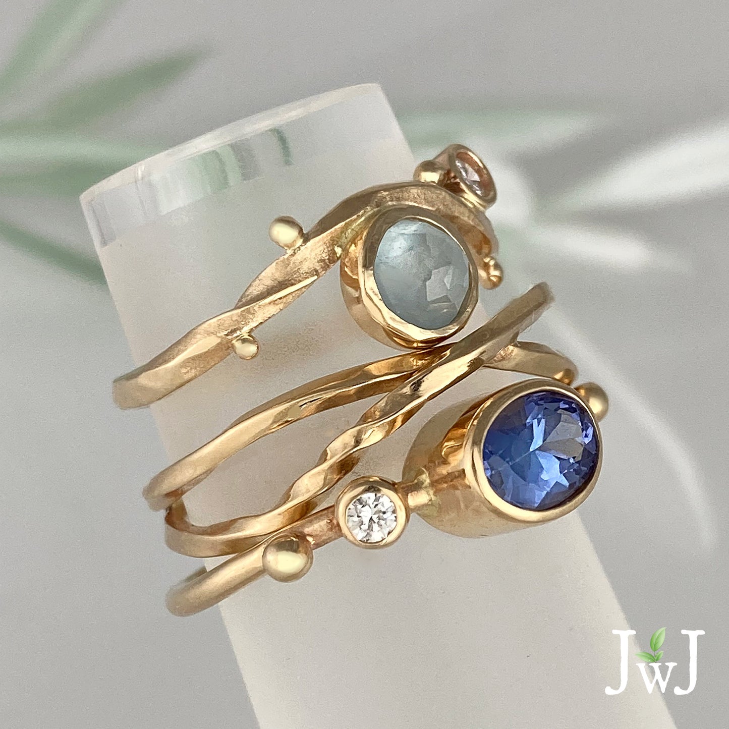 Juicy Gemstone Stacking Rings 4