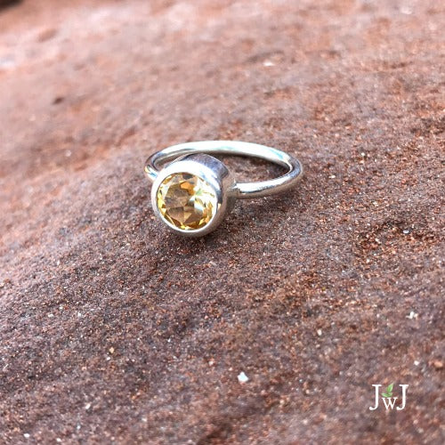 Citrine Stacking Ring