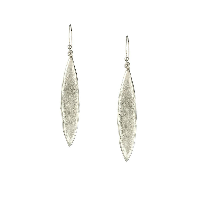 Sand Sea silver earrings sandcast Beach Ocean Wave Inspired Sustainable Jewellery eco friendly