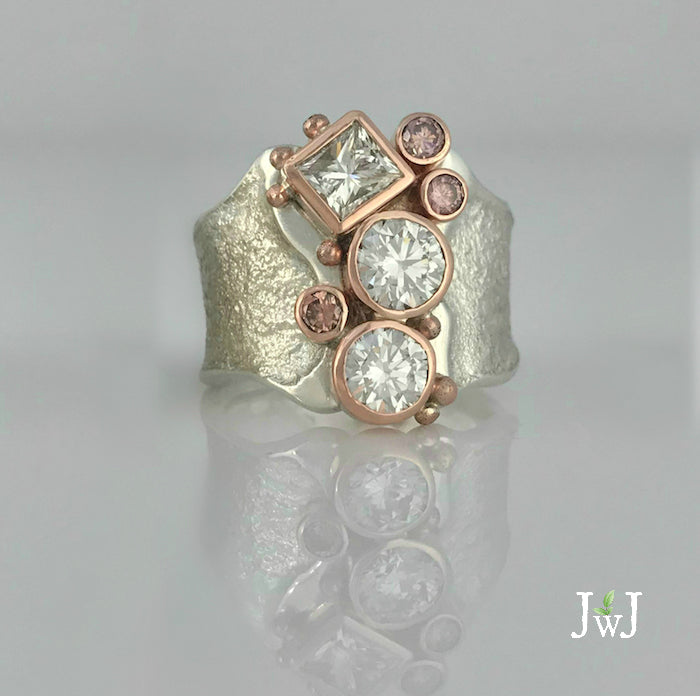 Diamond and Pink Sapphire Empowering