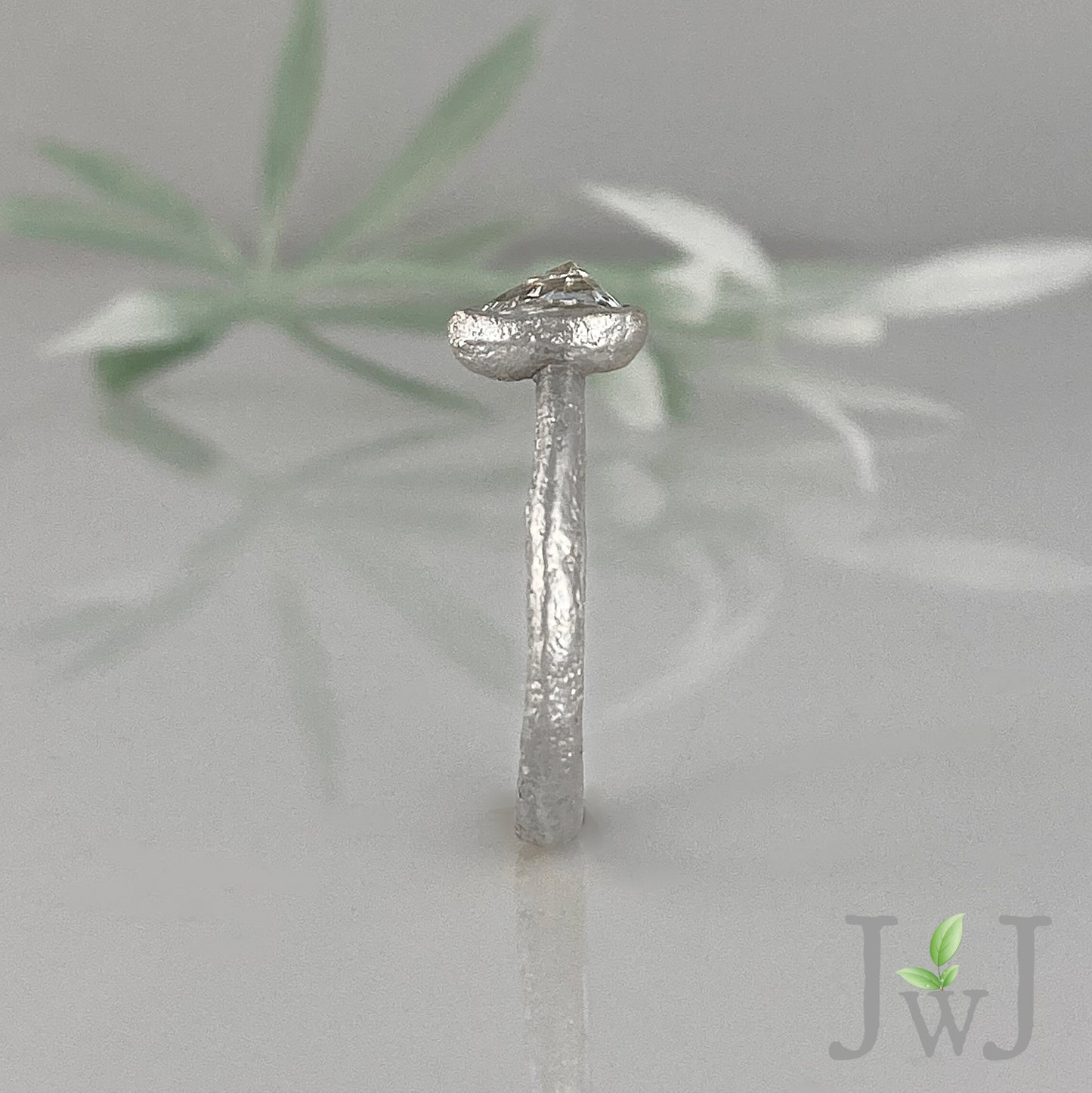 Eudore Ancient Sands Engagement Ring Recycled Diamonds Recycled Gold Eco Jewellery