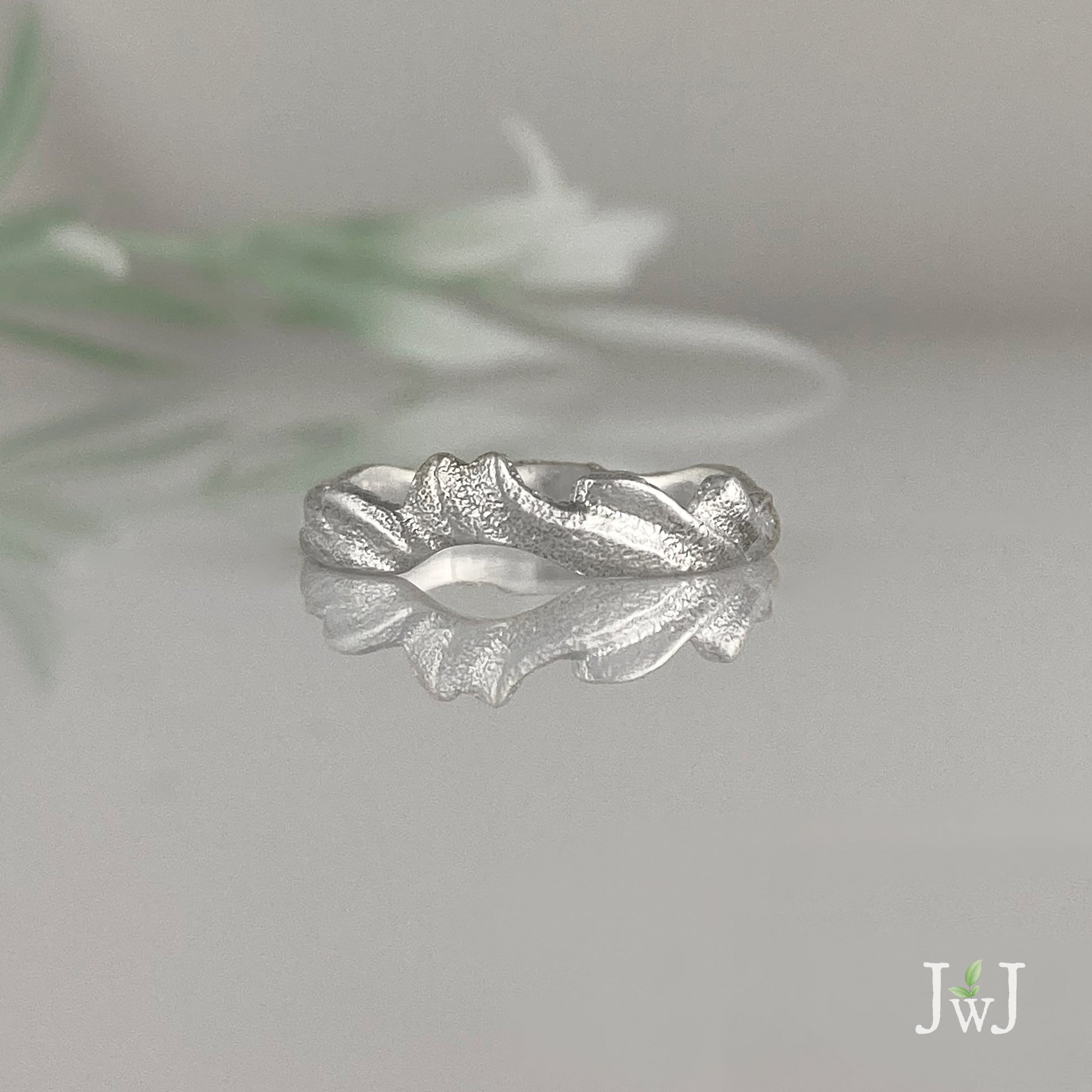 Galene Ancient Sea Wedding Ring Recycled Diamond Recycled Gold