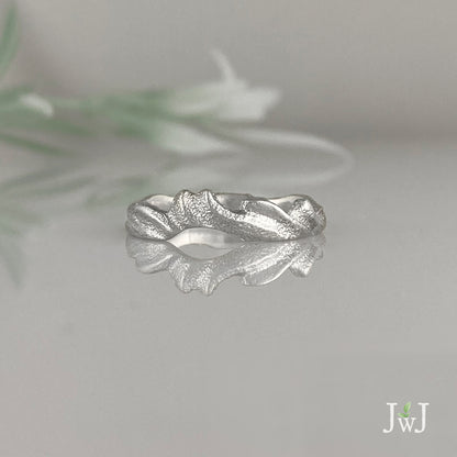 Galene Ancient Sea Wedding Ring Recycled Diamond Recycled Gold