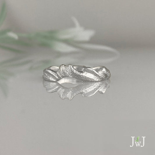 Galene Ancient Sea Wedding Ring Recycled Diamond Recycled Gold