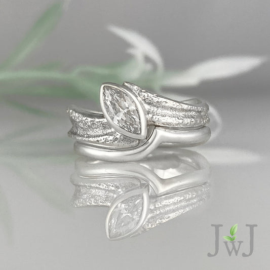 Melite Wedding Band Set