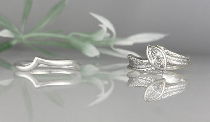 Melite Ancient Sands Engagement Ring Recycled Diamonds Eco  Ring