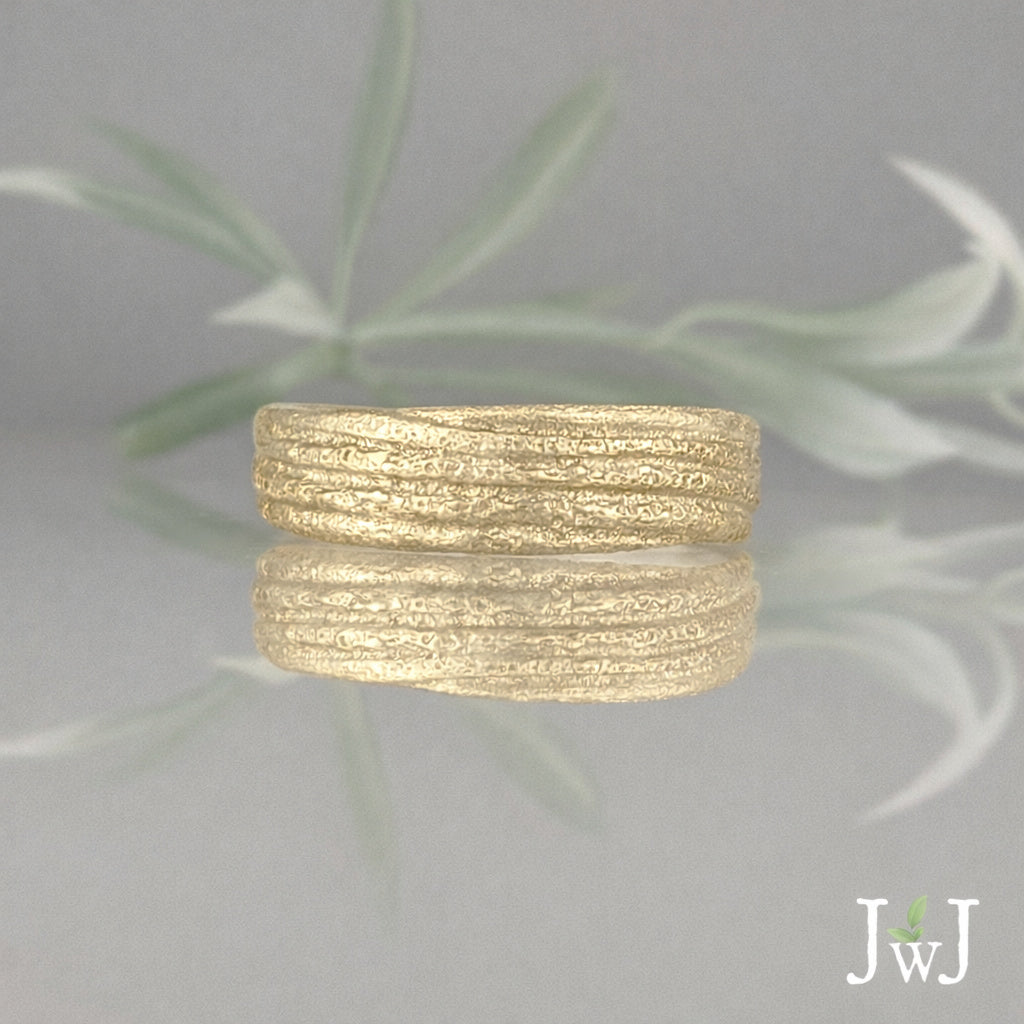 Ocean Viking Wedding Band