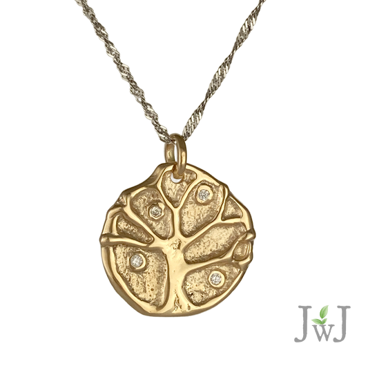 Tree of Life Gold Pendant