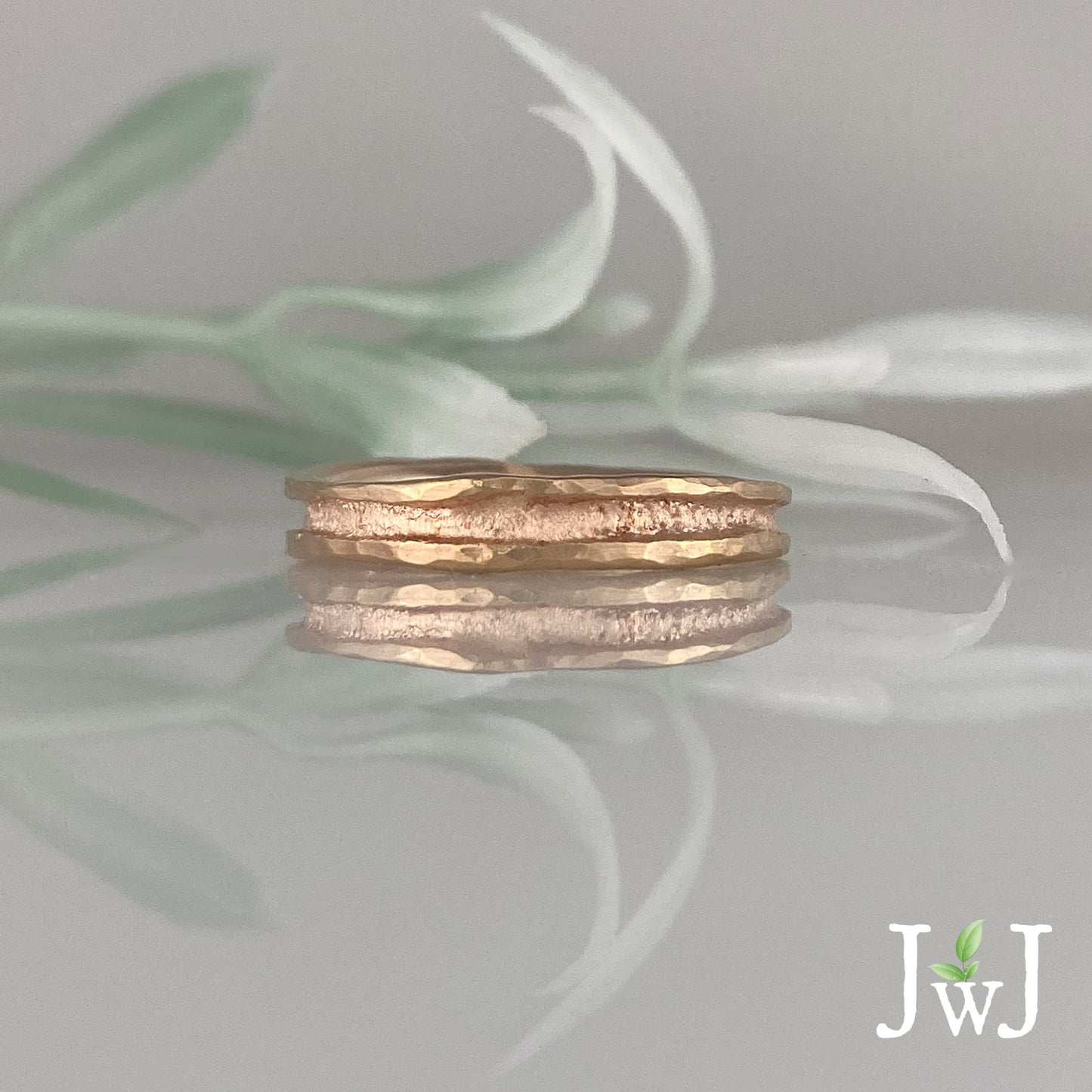 Zena Ancient Sands Wedding Ring Sandcast Jewellery Recycled Gold