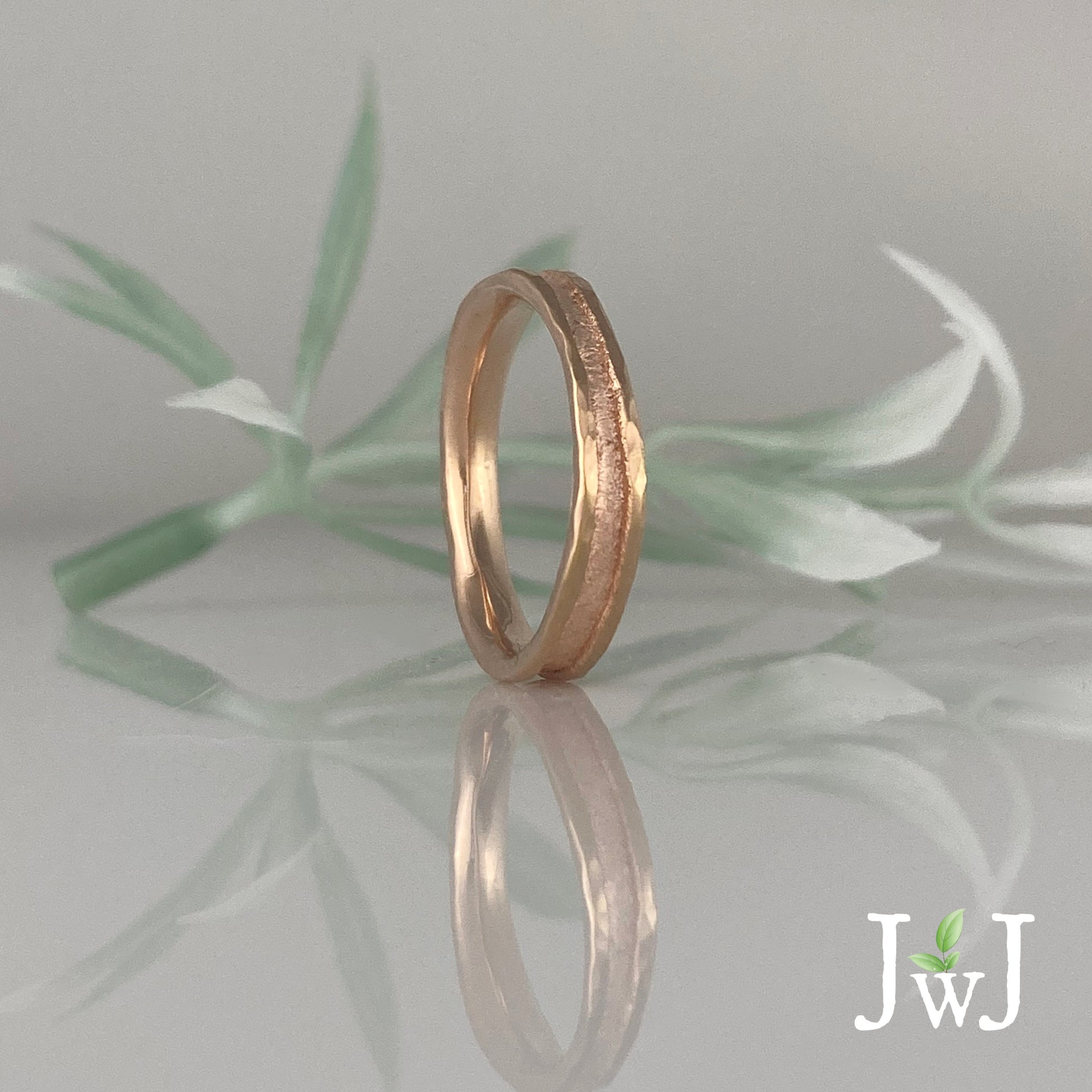 Zena Ancient Sands Wedding Ring Sandcast Jewellery Recycled Gold