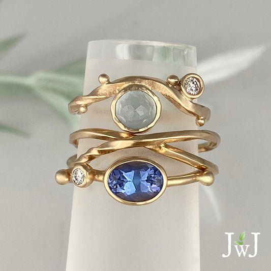 Juicy Gemstone Stacking Rings 4