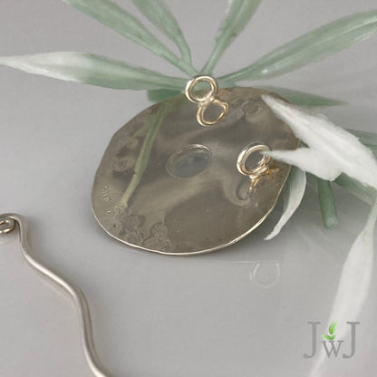 Moon through the Forest Shawl Pin and Necklace