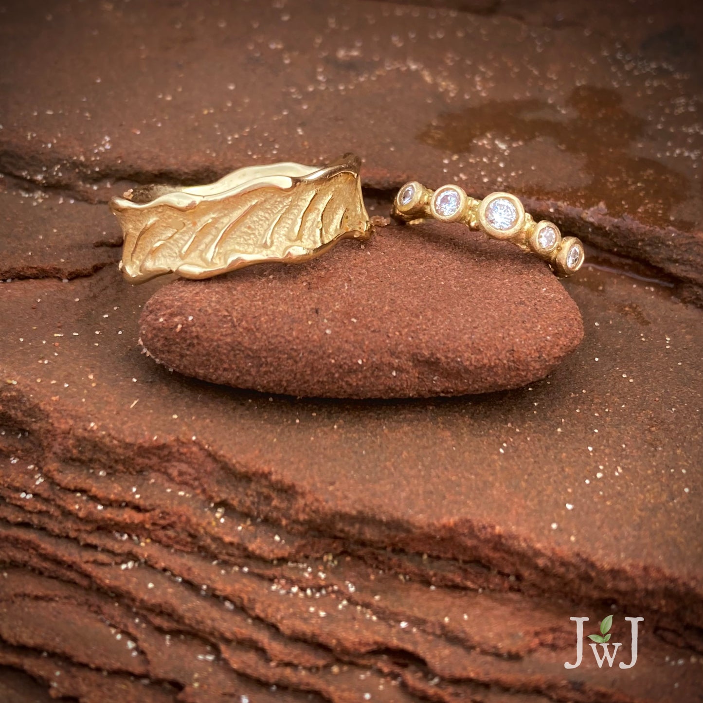 Sea-Grass Wedding Band