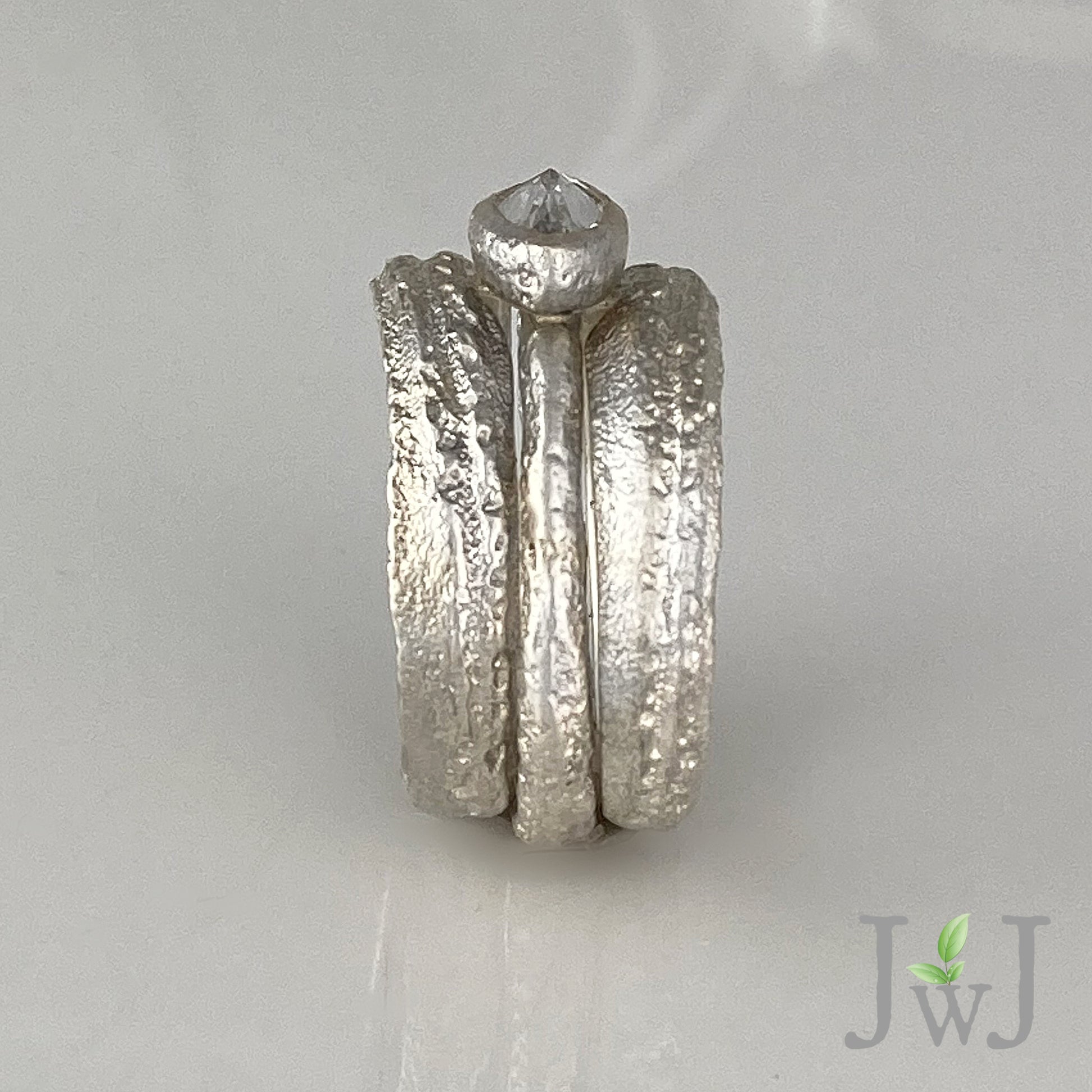 Actaea Ancient Sands Wedding Bands Recycled Diamonds Recycled Gold Sandcast