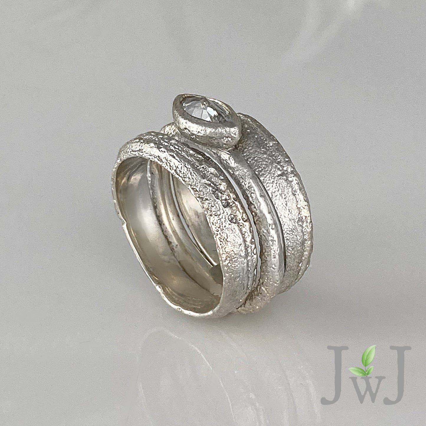 Actaea Ancient Sands Wedding Bands Recycled Diamonds Recycled Gold Sandcast