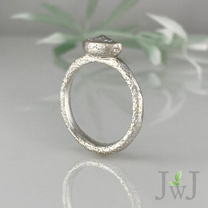 Actaea Ancient Sands Wedding Bands Recycled Diamonds Recycled Gold Sandcast