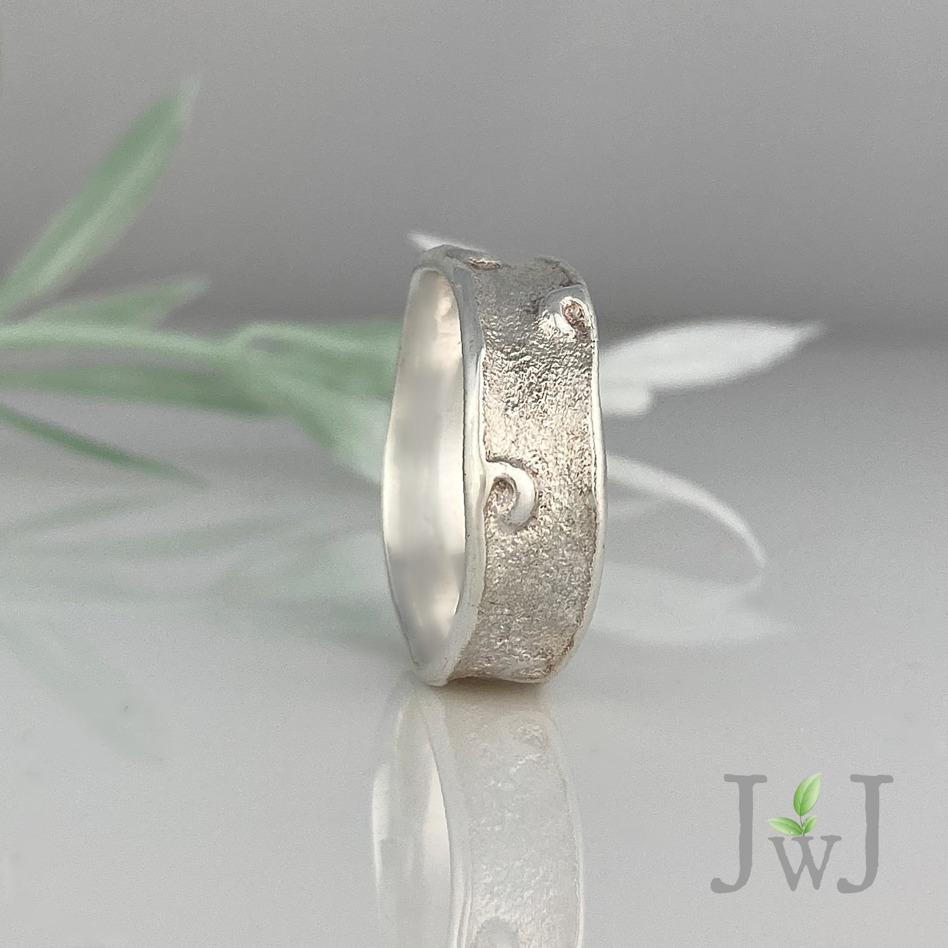 Breakers Ancient Sands Wedding Band Recycled Gold Eco Ocean Jewellery