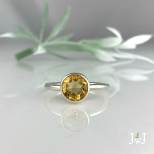 Citrine Stacking Ring