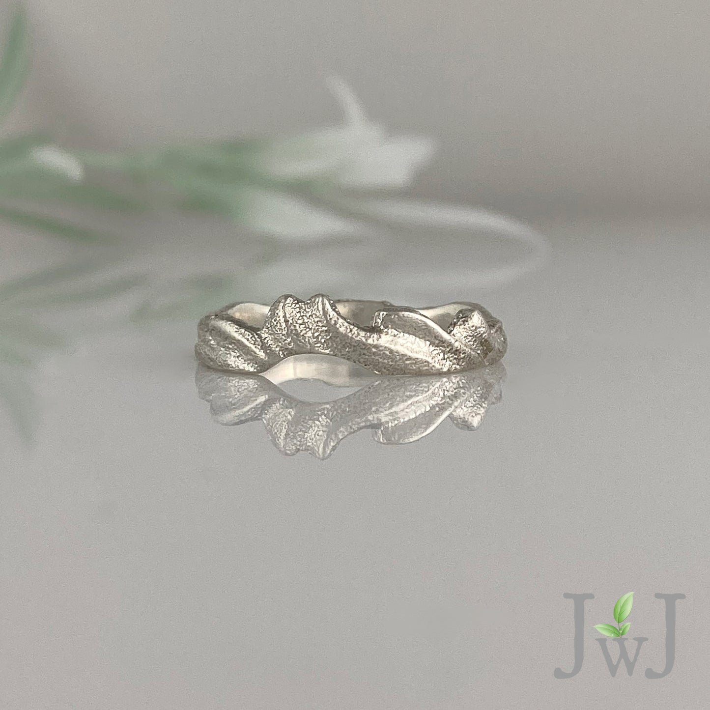 Galene Ancient Sands Wedding Ring Recycled Gold