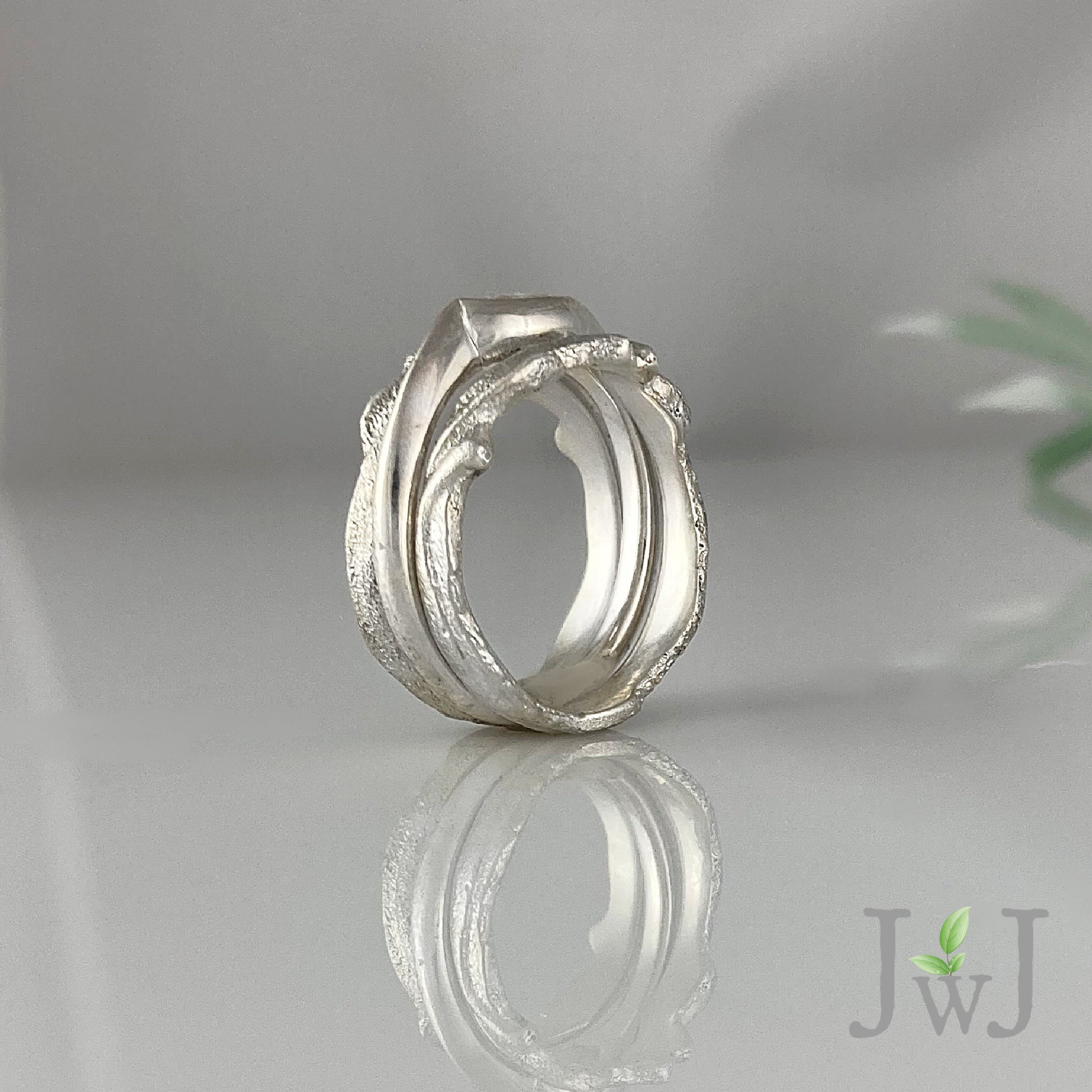 Galene Ancient Sands Engagement Wedding Bands Recycled Diamonds Recycled Gold