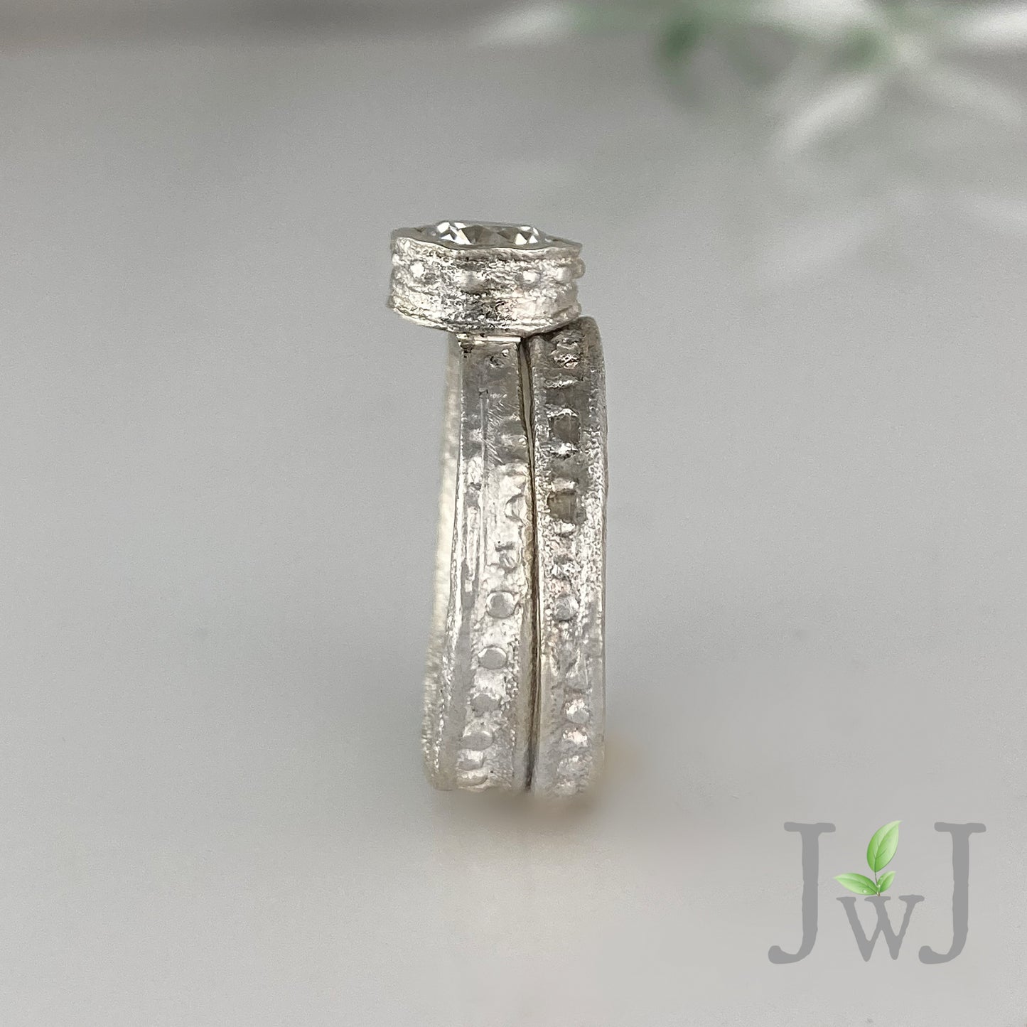 Keri Ancient Sands Engagement Ring Recycled Gold Recycled Diamonds Eco Jewellery