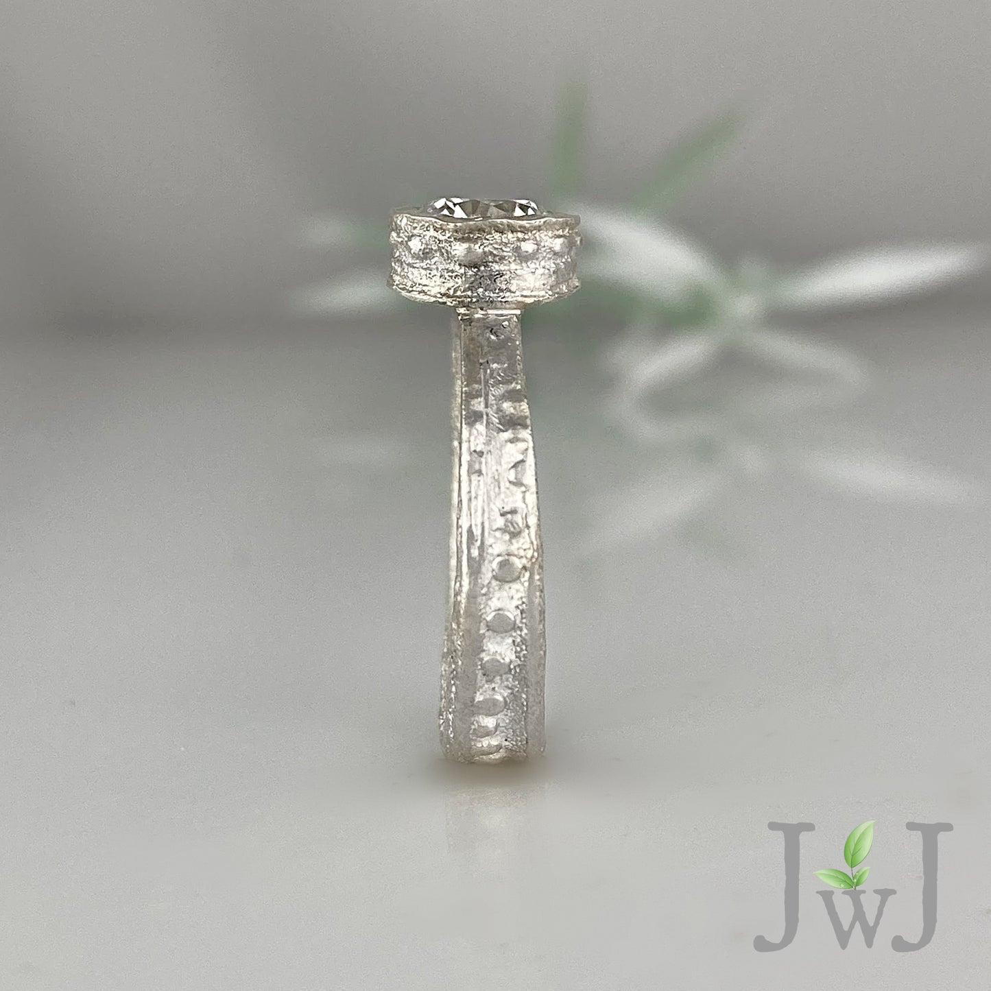 Keri Ancient Sands Engagement Ring Recycled Gold Recycled Diamonds Eco Jewellery