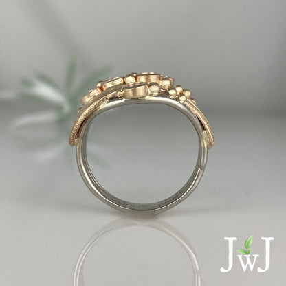 Bubbles & Wake Ring - multi diamonds 1