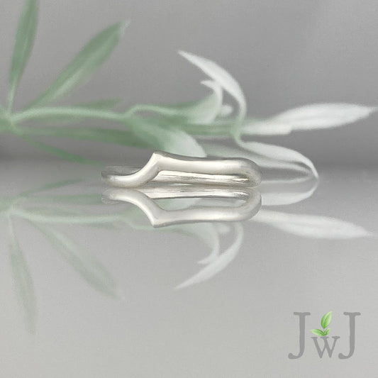 Melite Ancient Sea Wedding Band Recycled Gold